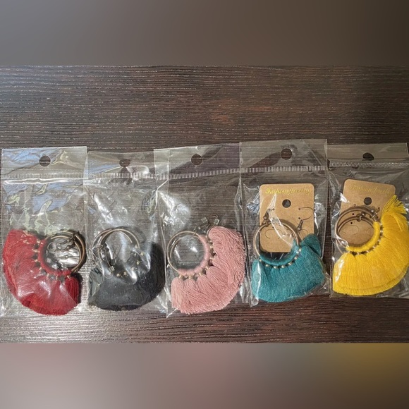 5-pack Tassel Earrings - Picture 1 of 1